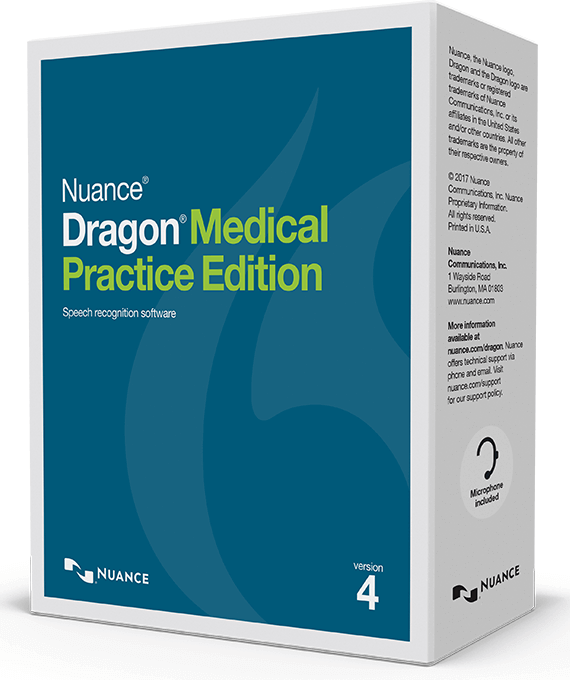 Dragon Medical Practice Edition box